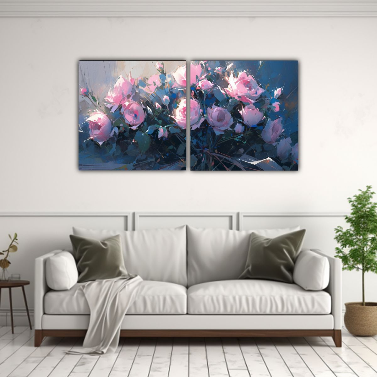 GENERICO - Dos Artes Expresión Exposición Pintura En 60x30 Cm