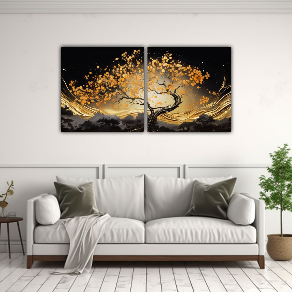 GENERICO - Pinturas Decorativas Modernas Composiciones 60x30 Cm