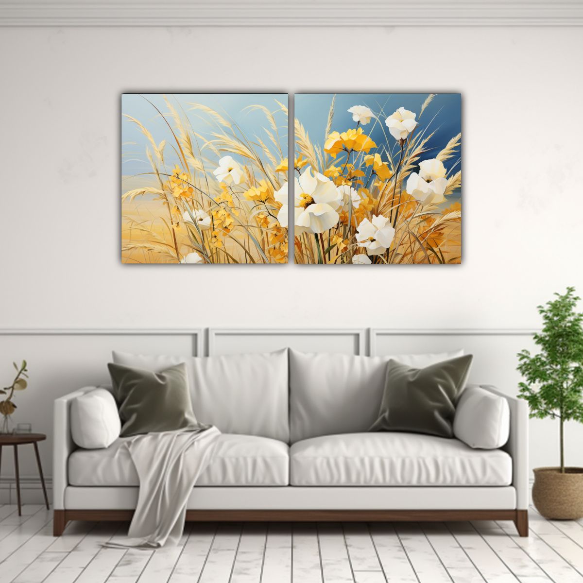 GENERICO - Pinturas Decorativas De Dos Artes Luminosas De 80x40 Cm