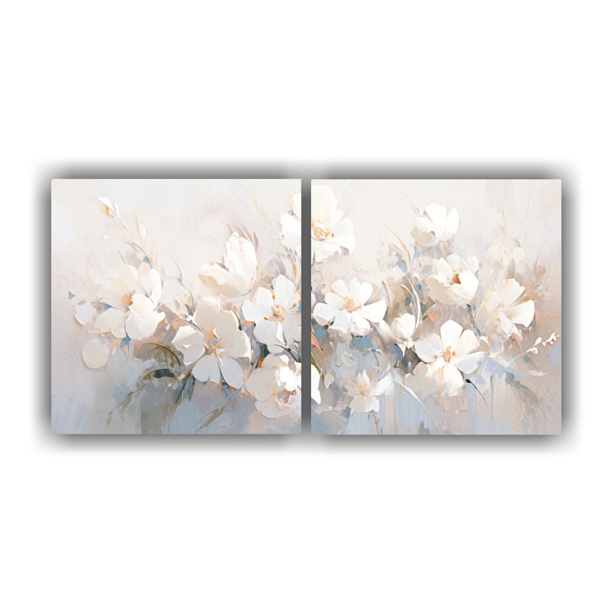 GENERICO - Cuadro Conceptual Exposición A Pintura De Flores 60x30 Cm
