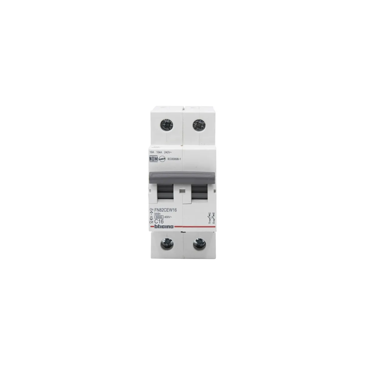 BTICINO - Automatico 2x16A 230/400V 6kA FN82CEW16