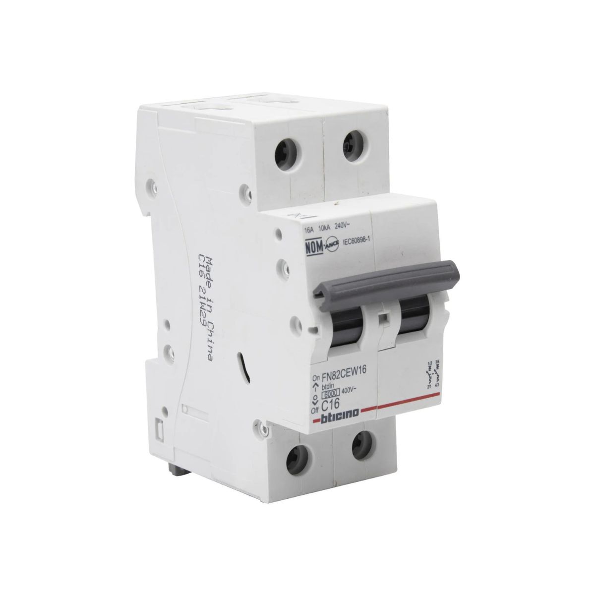 BTICINO - Automatico 2x16A 230/400V 6kA FN82CEW16