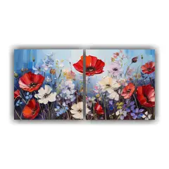 GENERICO - Conjunto De Telas En Bastidor De Decoración Con 60x30 Cm