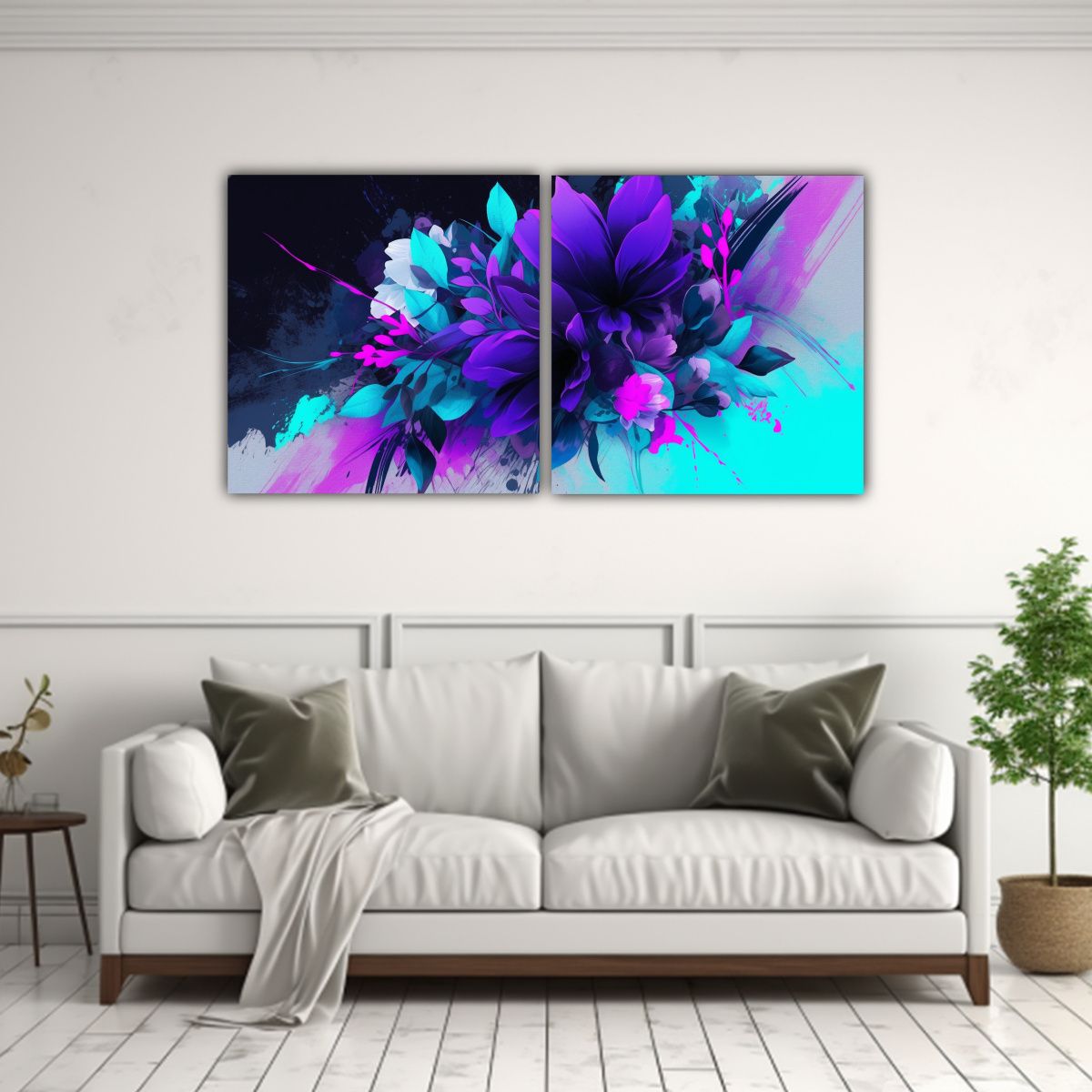 GENERICO - Pinturas Decorativas En Tela Canvas Con 60x30 Cm