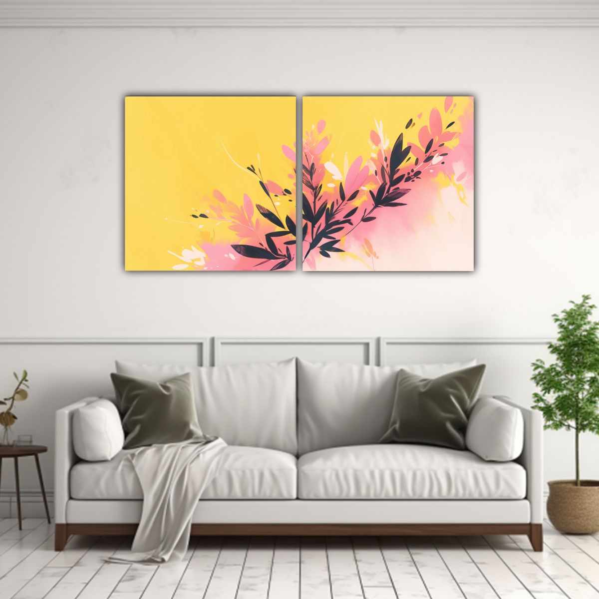 GENERICO - Cuadro Decorativo Estilo Neonoir En Colores 100x50 Cm