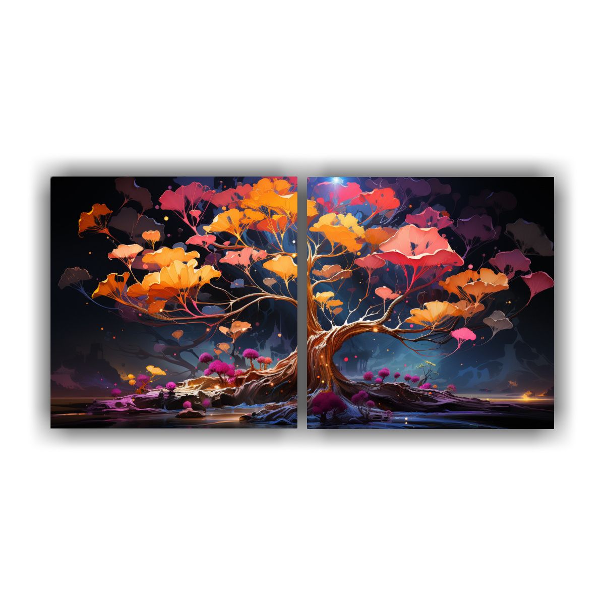 GENERICO - Obra De Arte Galardonada Árbol Bonsái De 80x40 Cm