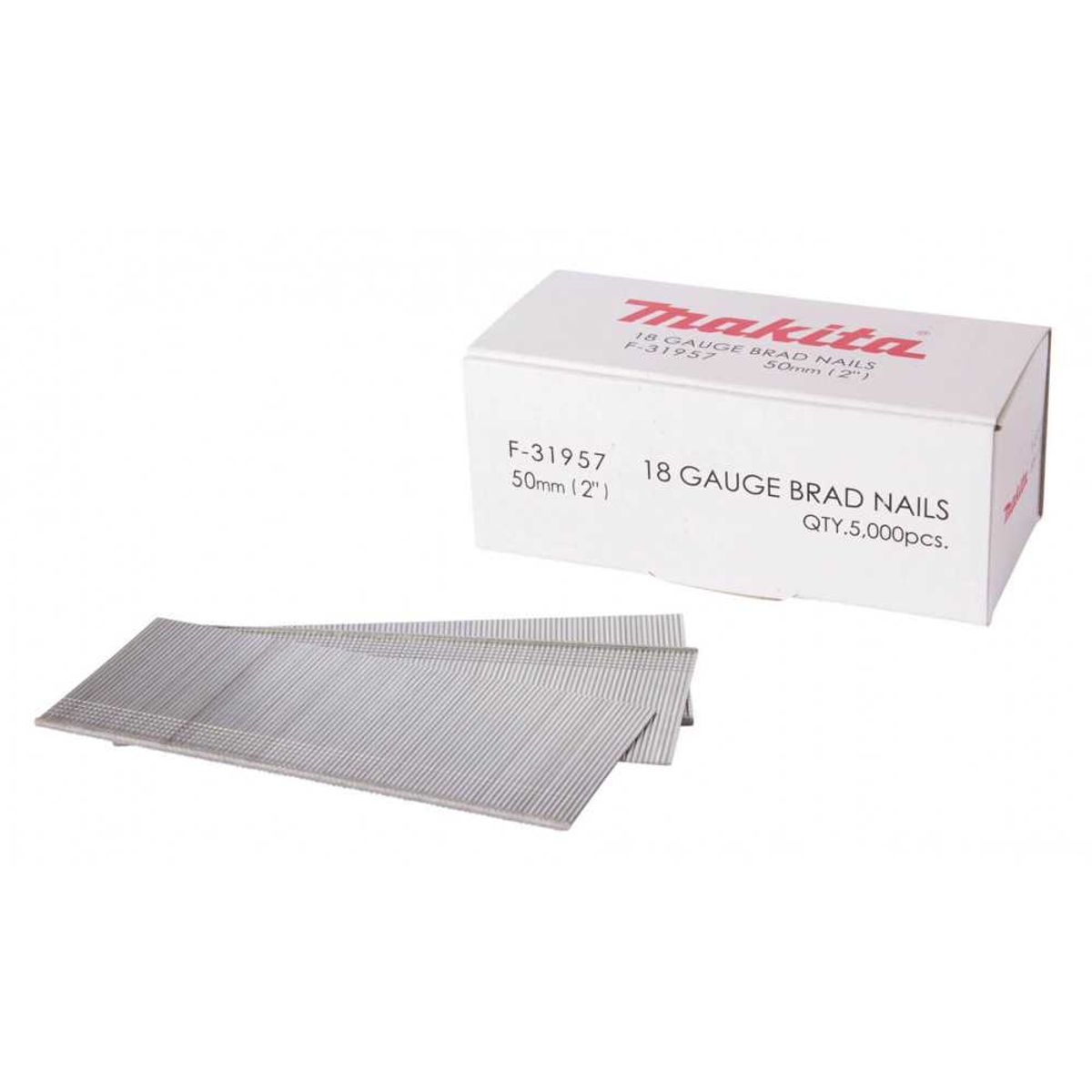 Clavo Aguja Cal18 Largo50mm Pclavadora Af506 F-31957 Makita, marca MAKITA - Foto Principal