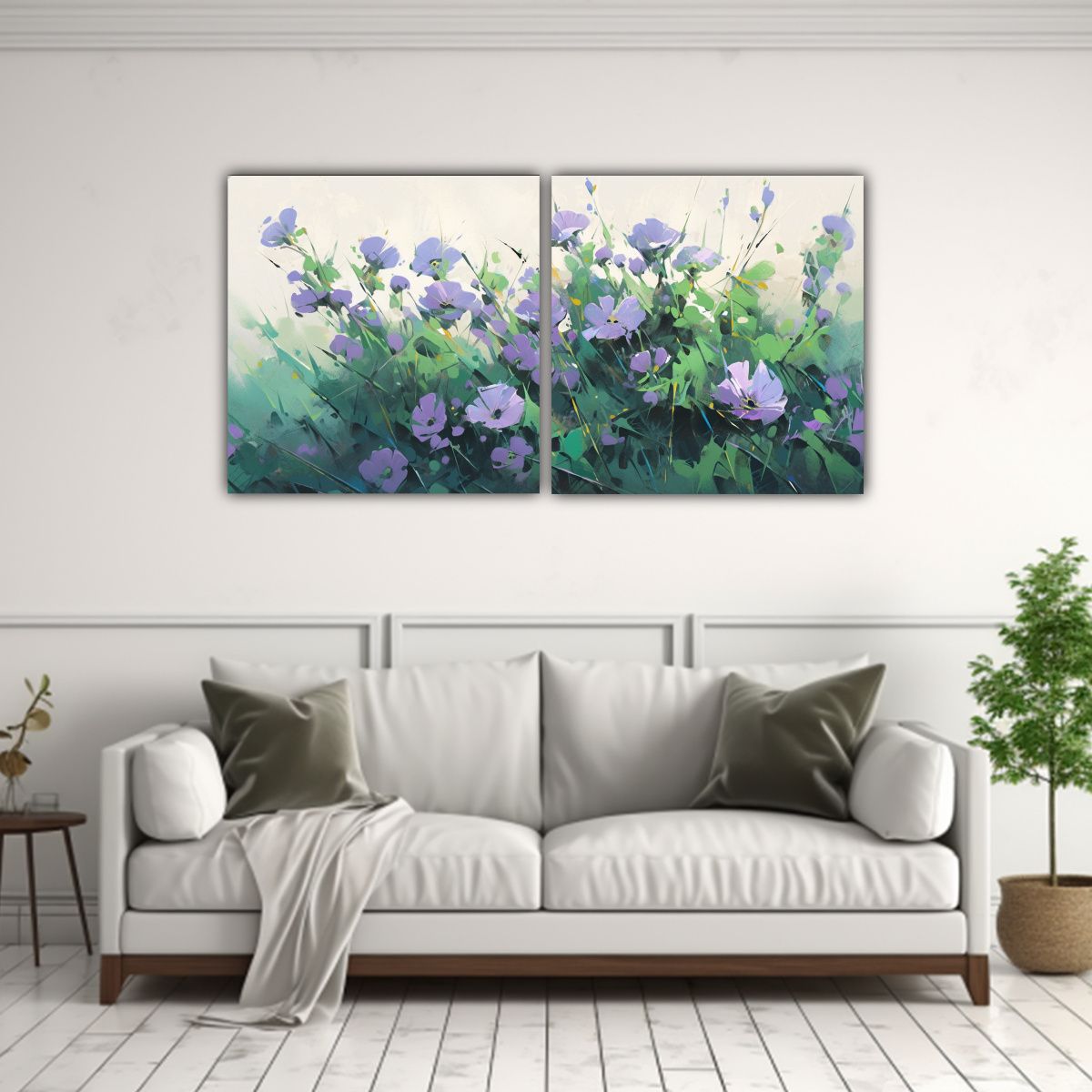 GENERICO - Cuadros Conceptuales De Interiores En Colores 60x30 Cm