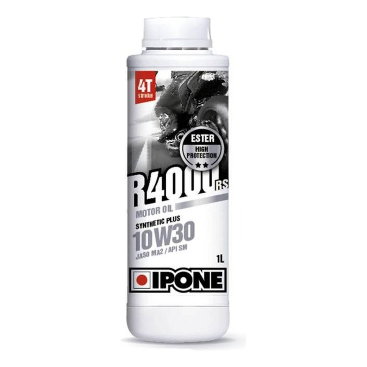 IPONE - Aceite De Moto 10w 30 Semi Sintético Ipone R4000rs Original