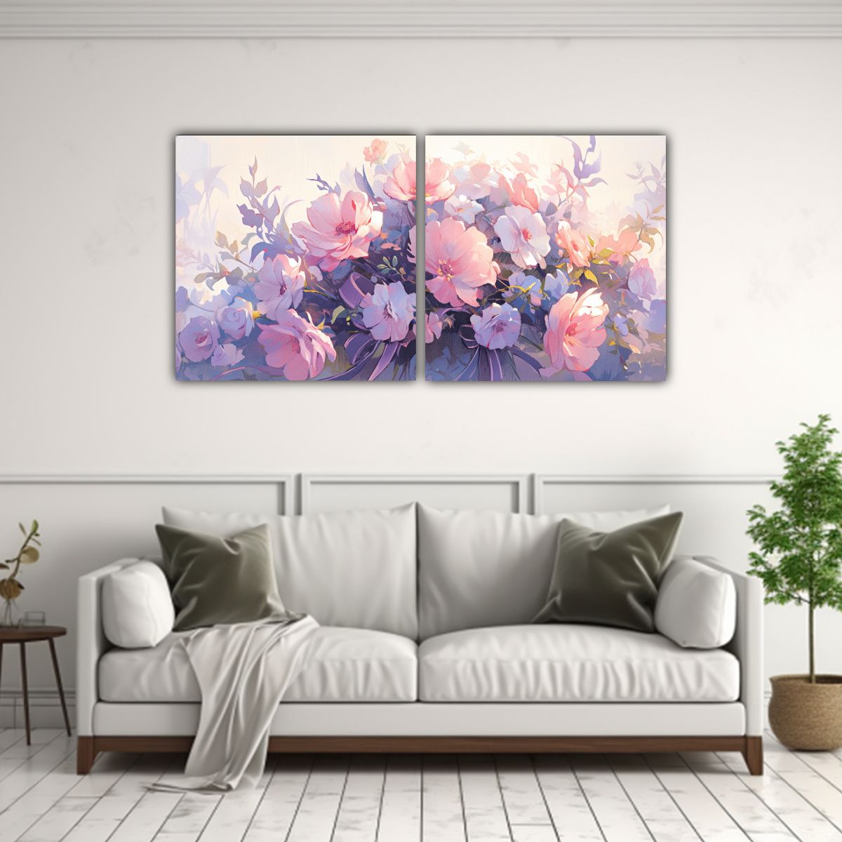 GENERICO - Cuadros Bellas Líneas Belleza Pintura En Lienzo 60x30 Cm