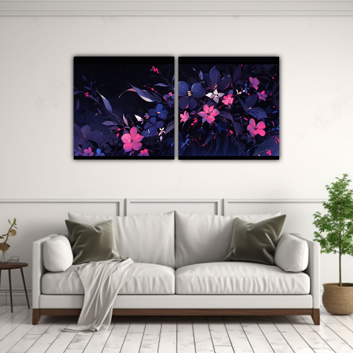 GENERICO - Pinturas Decorativas De Lienzo Inspiradas En 100x50 Cm
