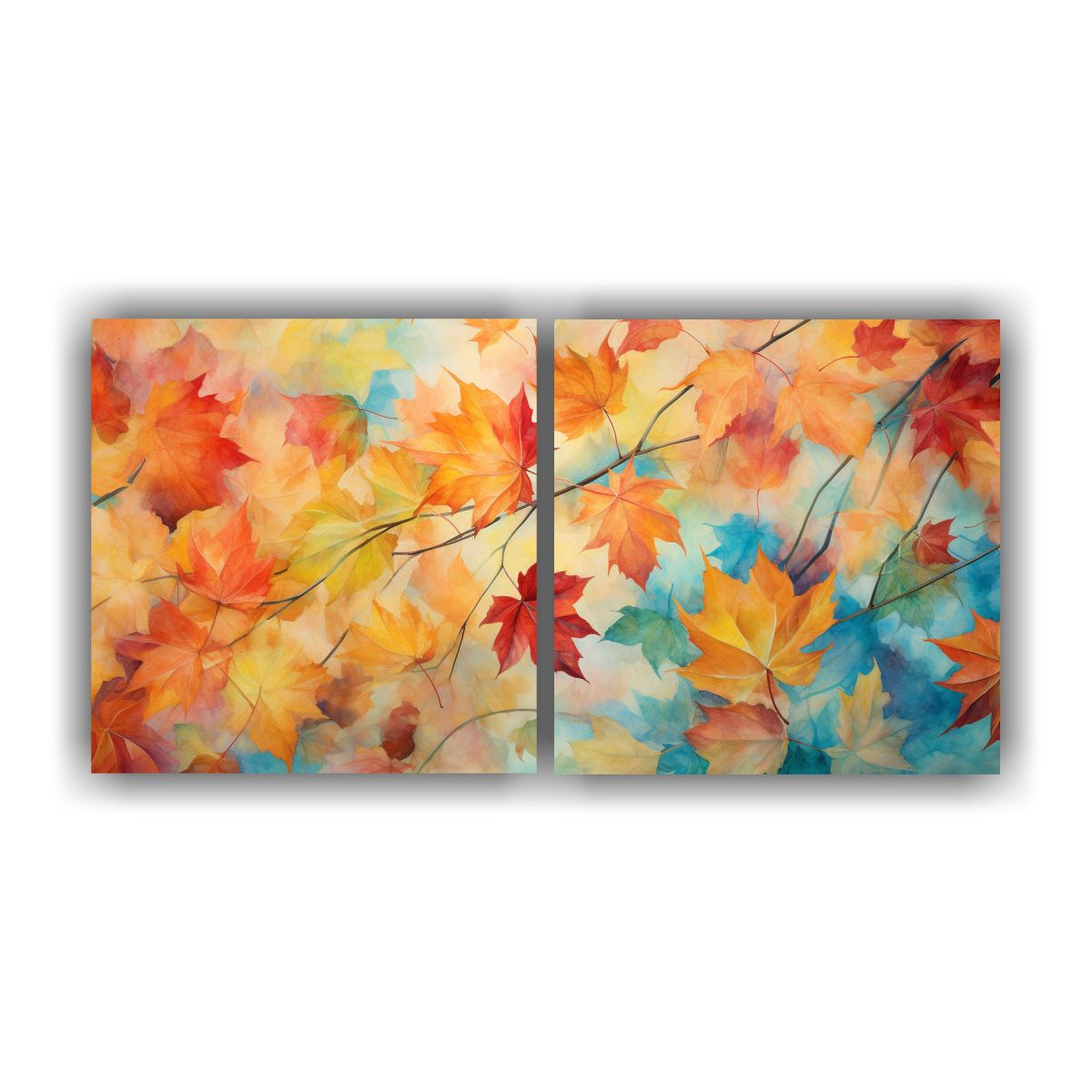 GENERICO - Pinturas Abstractas Vida Whirling Con Patrones 80x40 Cm