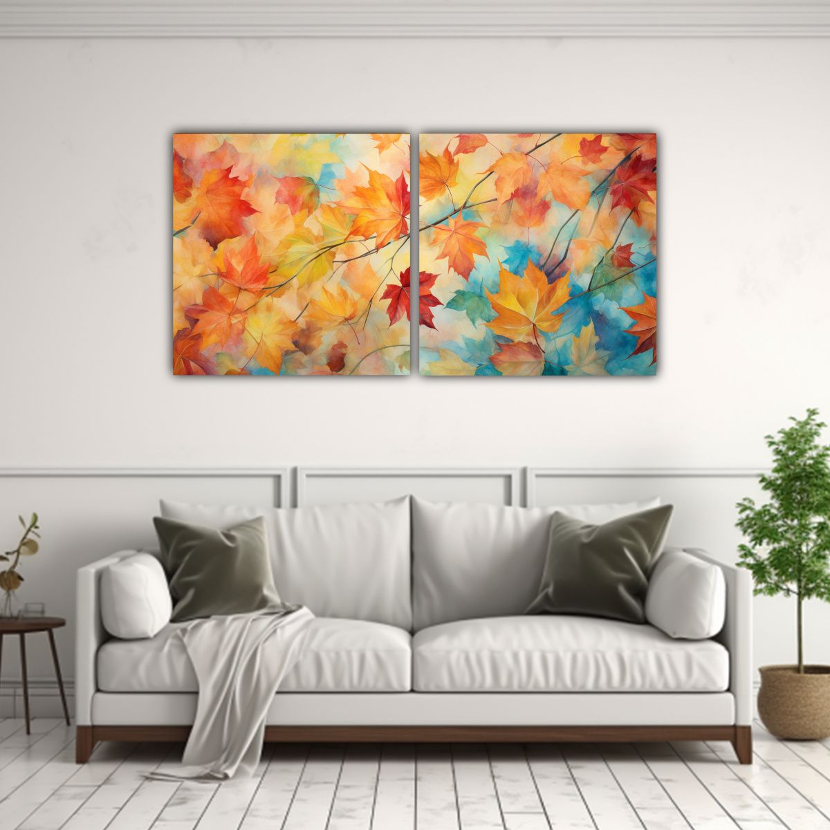 GENERICO - Pinturas Abstractas Vida Whirling Con Patrones 80x40 Cm