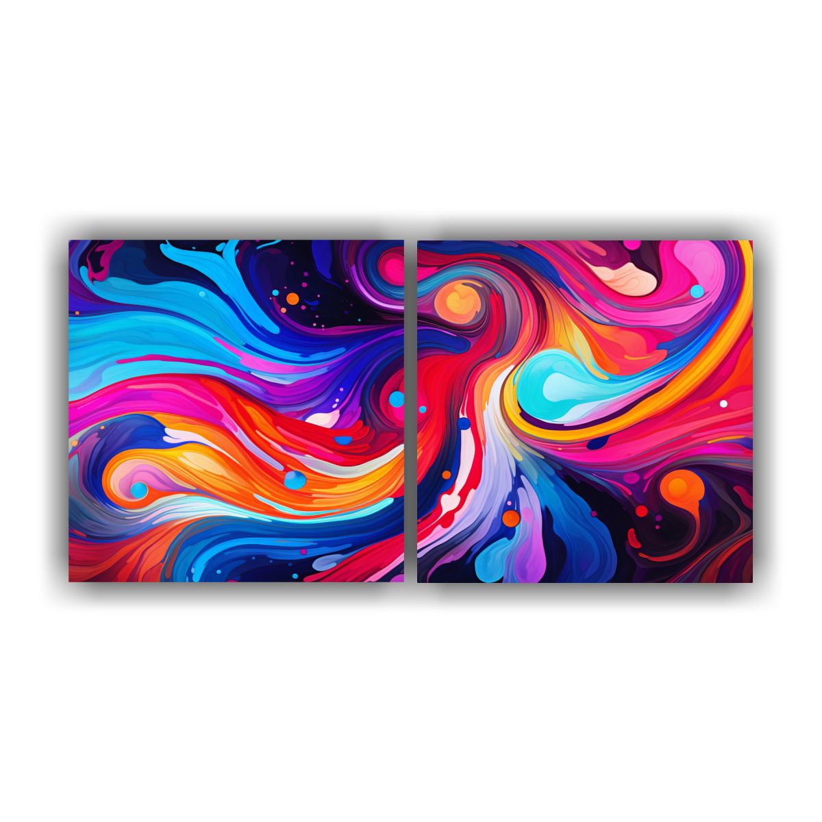 GENERICO - Pinturas Decorativas Con Patrones Abstractos Y 100x50 Cm