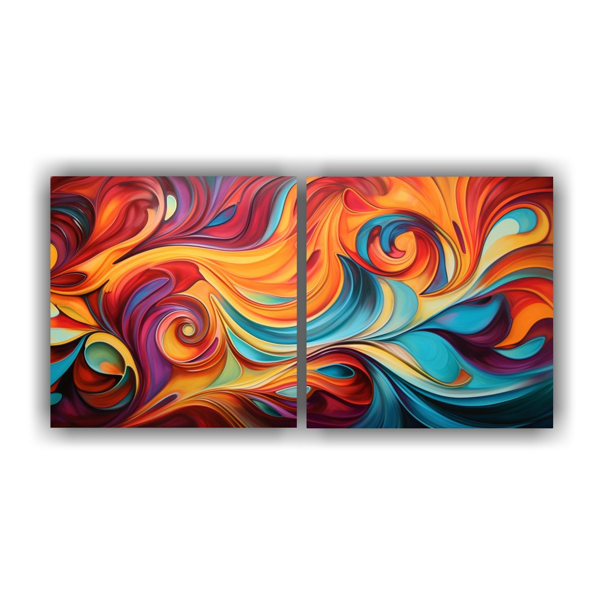 GENERICO - Cuadros Decorativos Elegantes Con Patrones 80x40 Cm