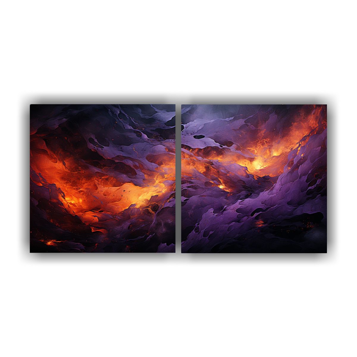 GENERICO - Cuadros Decorativos De Arte Fluido Minimalista 100x50 Cm