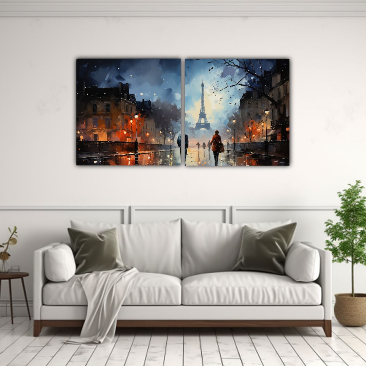 GENERICO - Pinturas Decorativas De Dos Hombres Besándose En 60x30 Cm