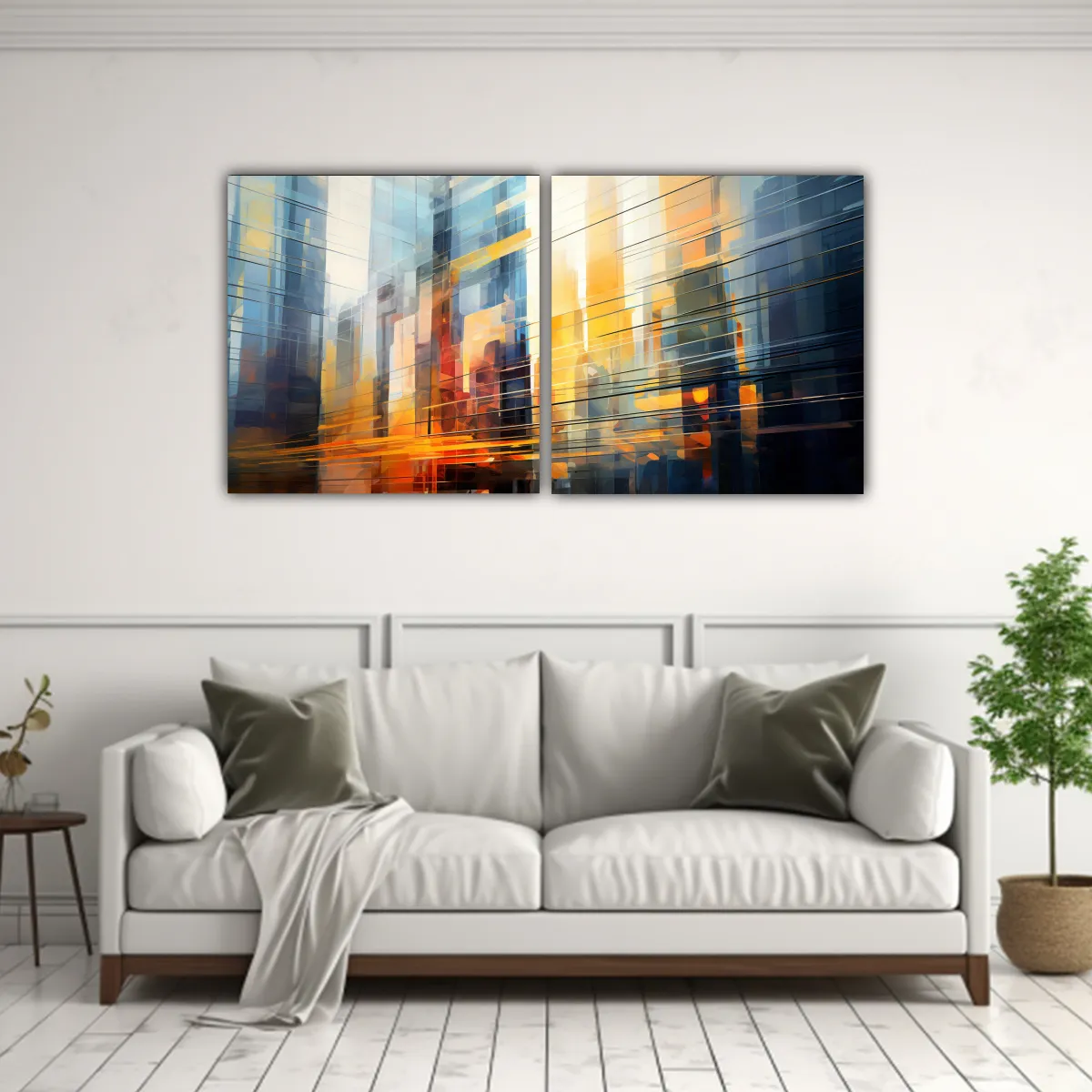 GENERICO - Pinturas De Decoración En óleo Impresionista En 60x30 Cm