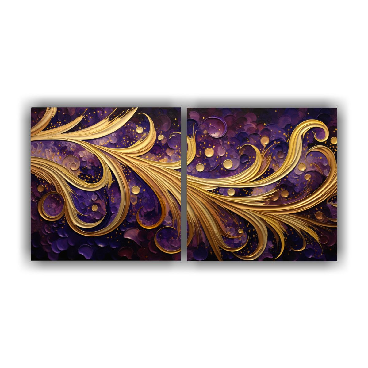 GENERICO - Cuadros Decorativos Dibujo Espirales Y Remolinos 100x50 Cm