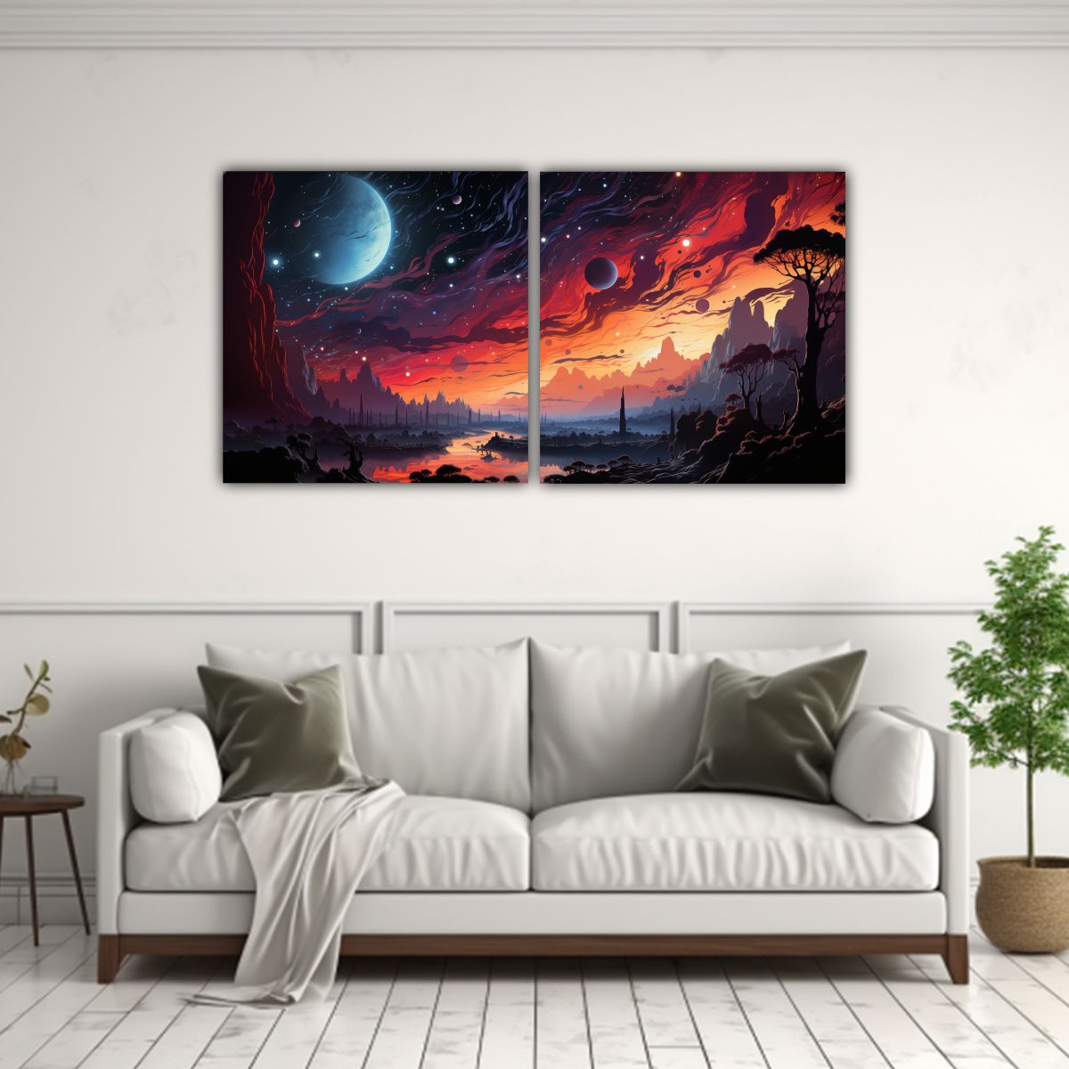 GENERICO - Arte Pared Fotografía Calidez Agujero Negro 100x50 Cm