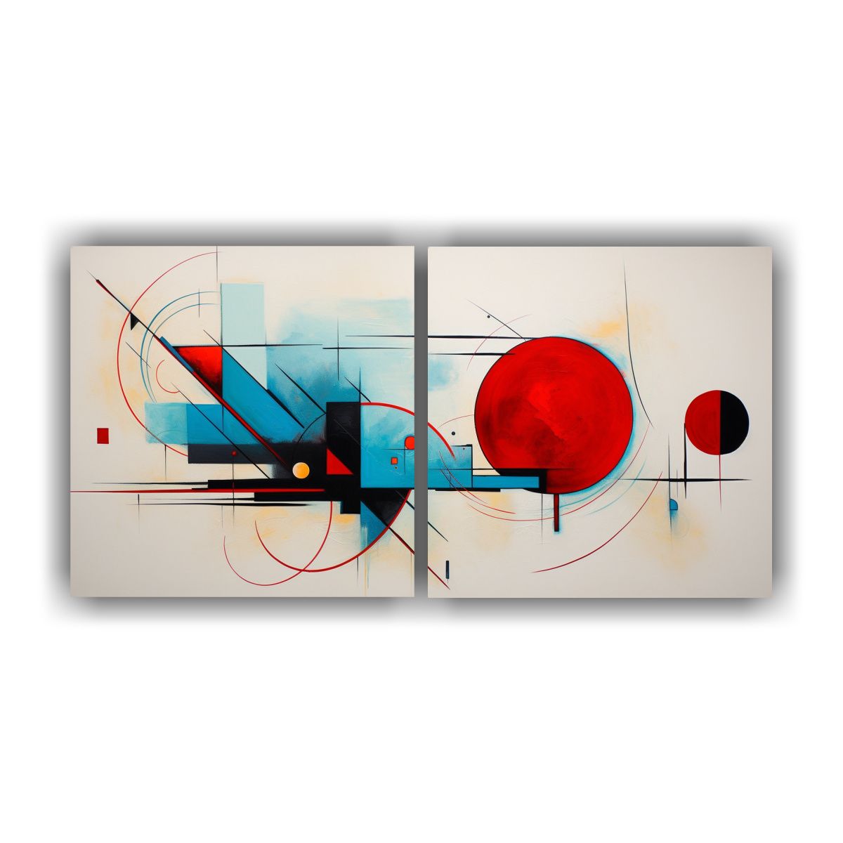 GENERICO - Pinturas Abstractas Minimalistas Para Decorar La 80x40 Cm