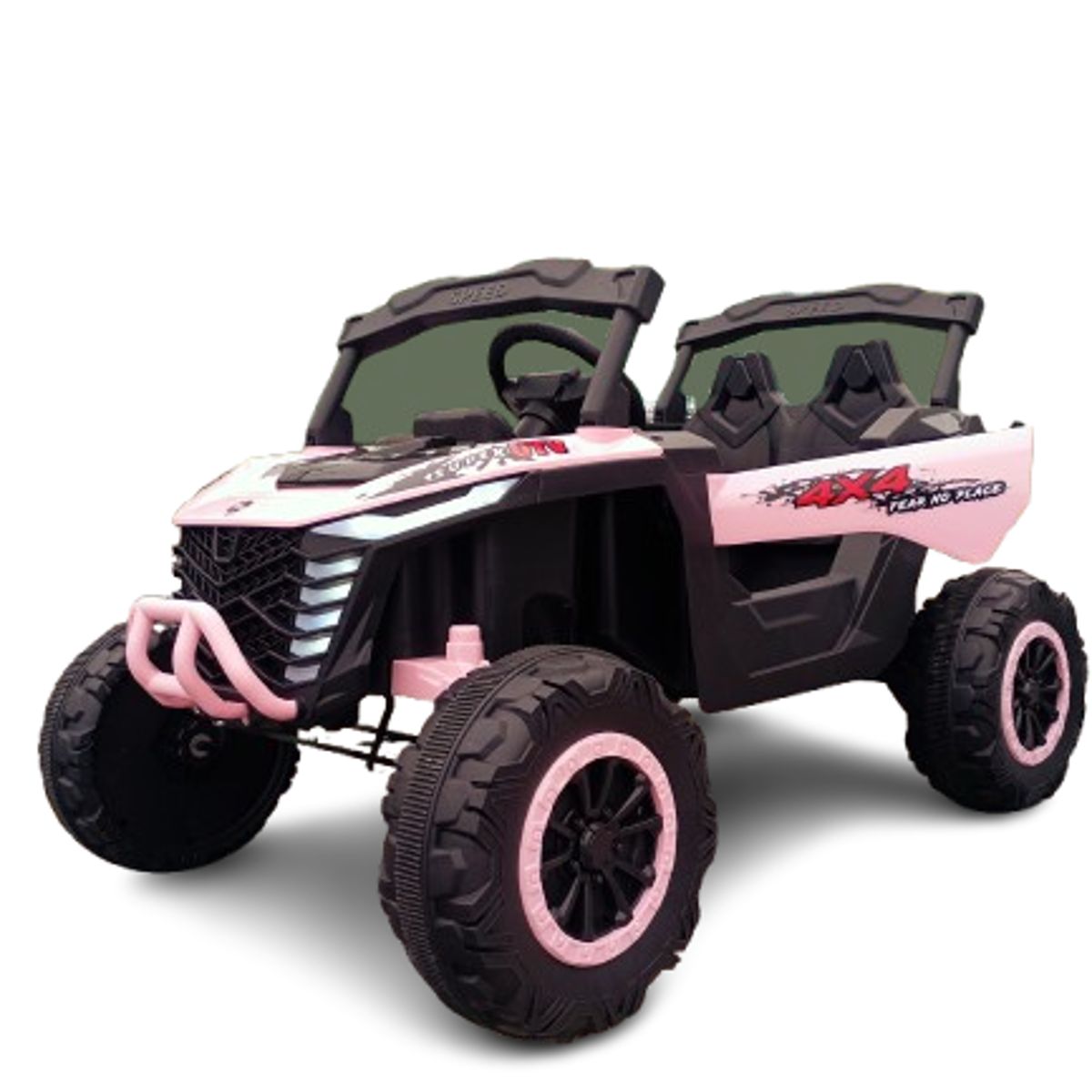 GENERICO - Jeep Auto A Bateria 12v Con Control Remoto Rosa 901