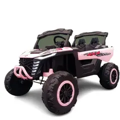 GENERICO - Jeep Auto A Bateria 12v Con Control Remoto Rosa 901