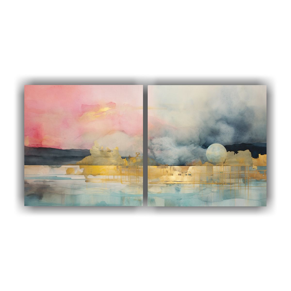 GENERICO - Pintura De Arte De Pared Concepto Regalo En Rosa 100x50 Cm