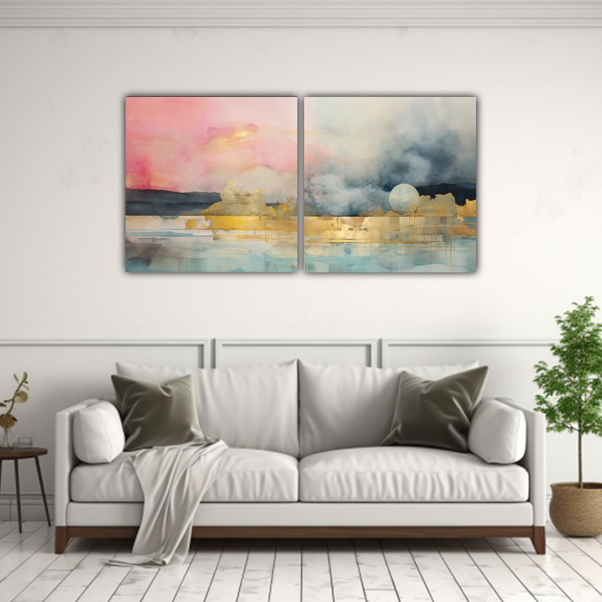 GENERICO - Pintura De Arte De Pared Concepto Regalo En Rosa 100x50 Cm