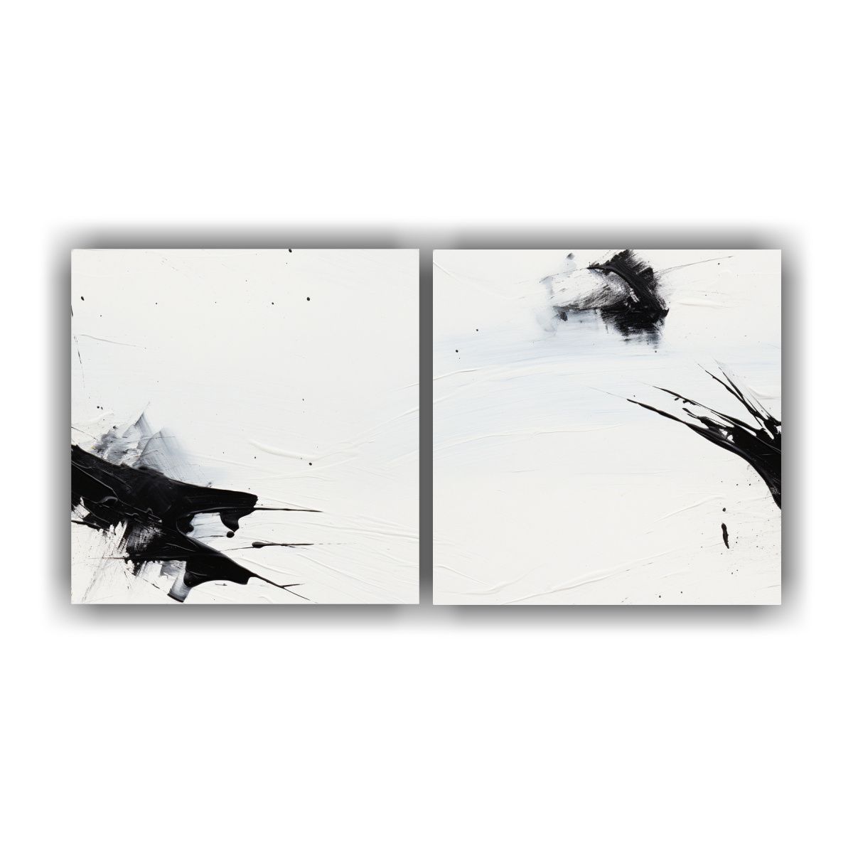 GENERICO - Pintura Abstracta Expresionista Minimalista 80x40 Cm