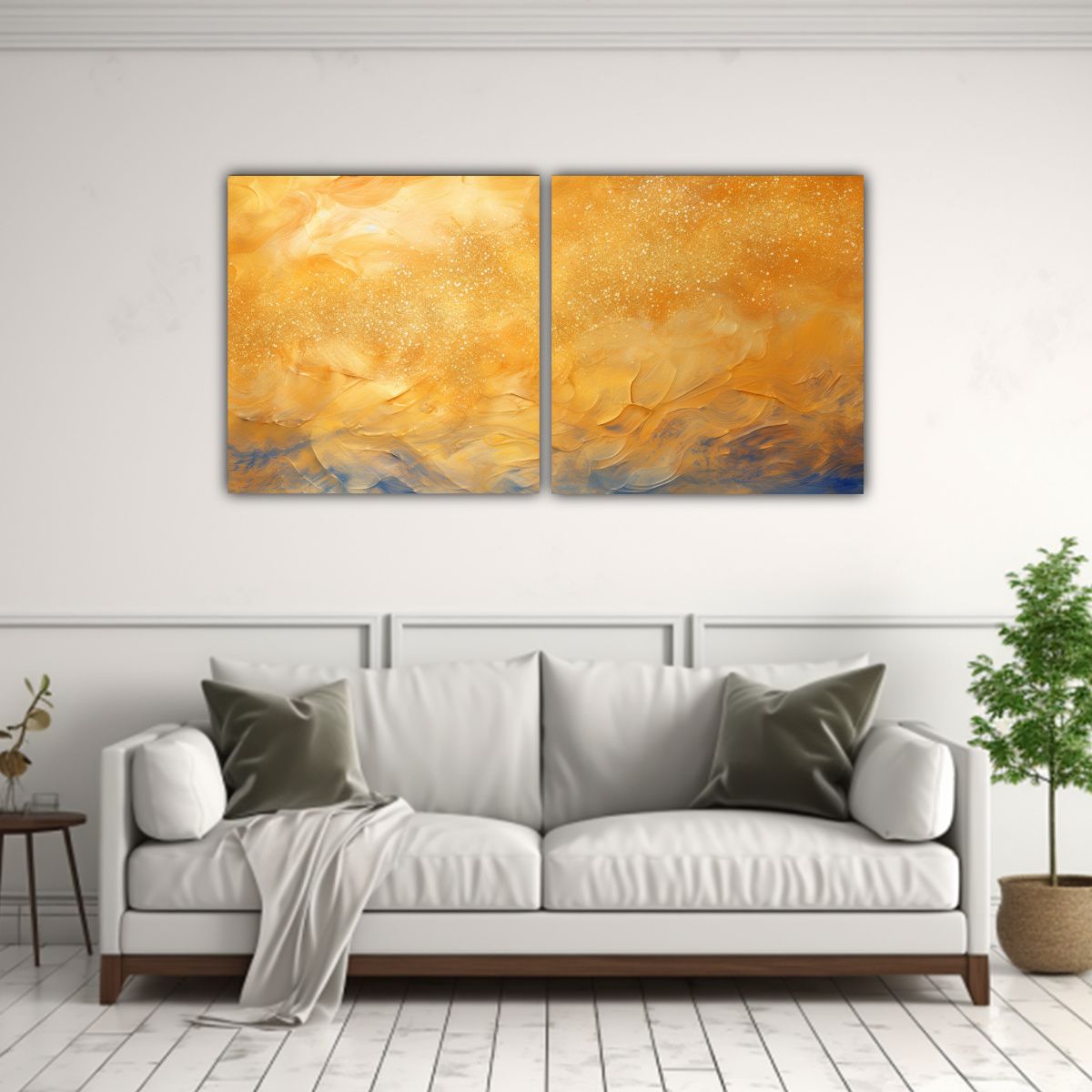 GENERICO - Pinturas Decorativas Estilo Luminoso Puntillismo 100x50 Cm