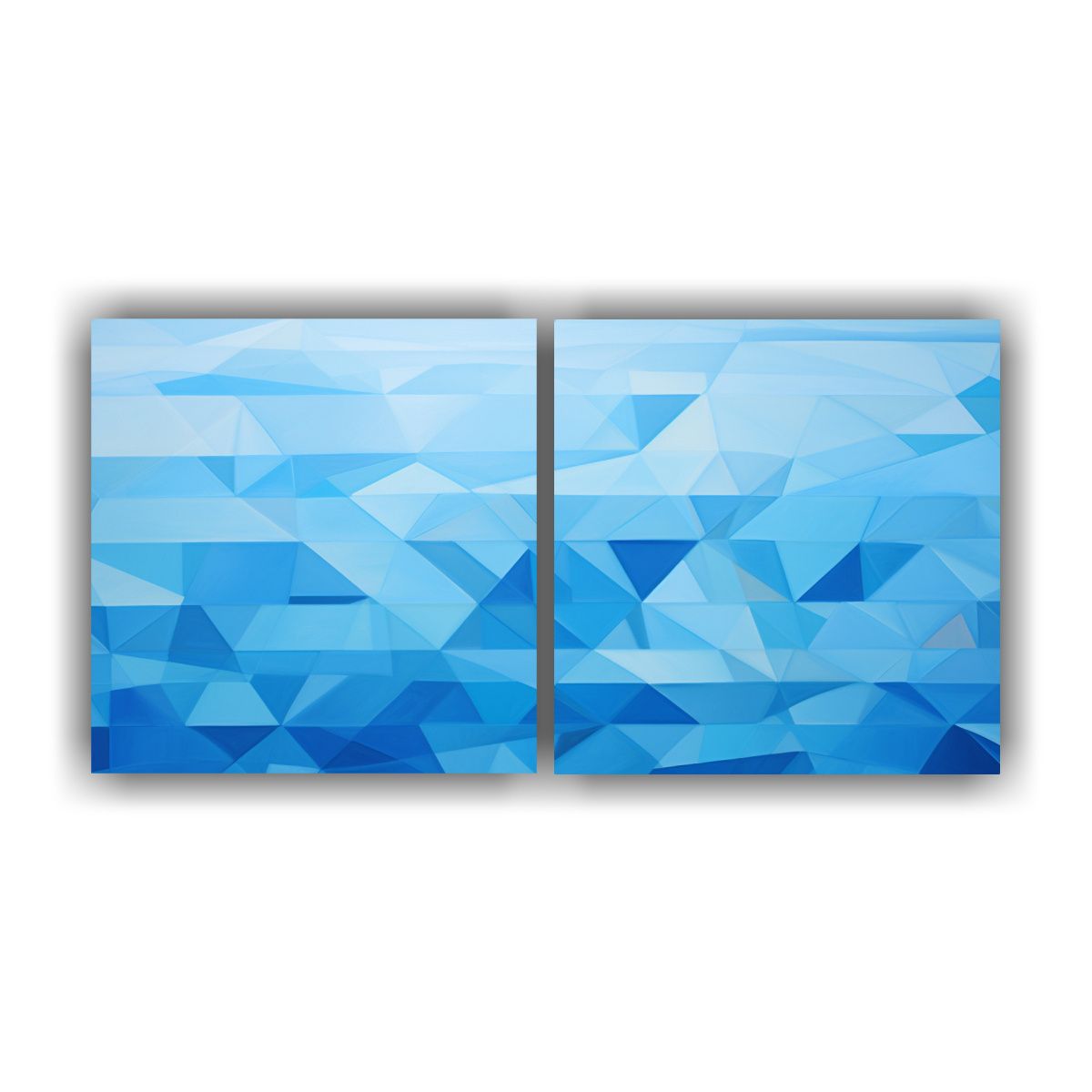 GENERICO - Lienzos Impresos Geométricos Refrescantes Y 80x40 Cm