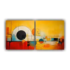 GENERICO - Cuadro Abstracto Tierra Con Impresionante Riqueza 100x50 Cm