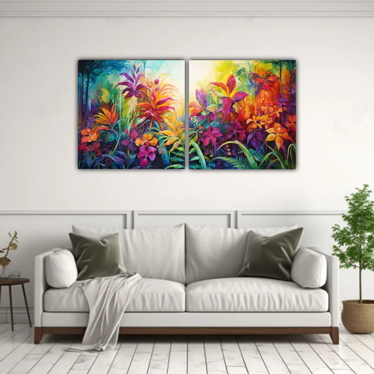 GENERICO - Pinturas De Decoración Con Diseño Abstracto De 60x30 Cm