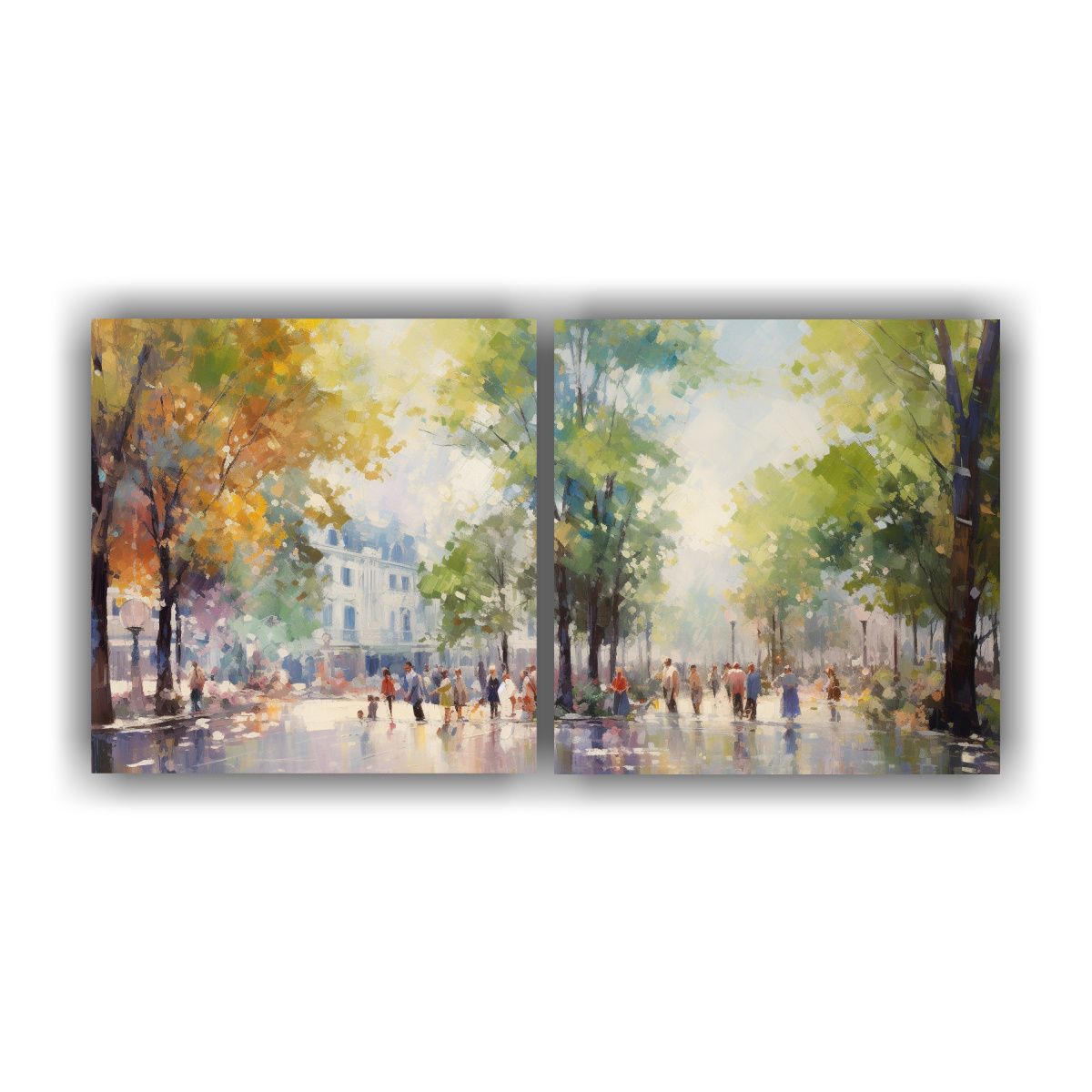 GENERICO - Pinturas Abstractas De Impresionismo Moderno Con 100x50 Cm