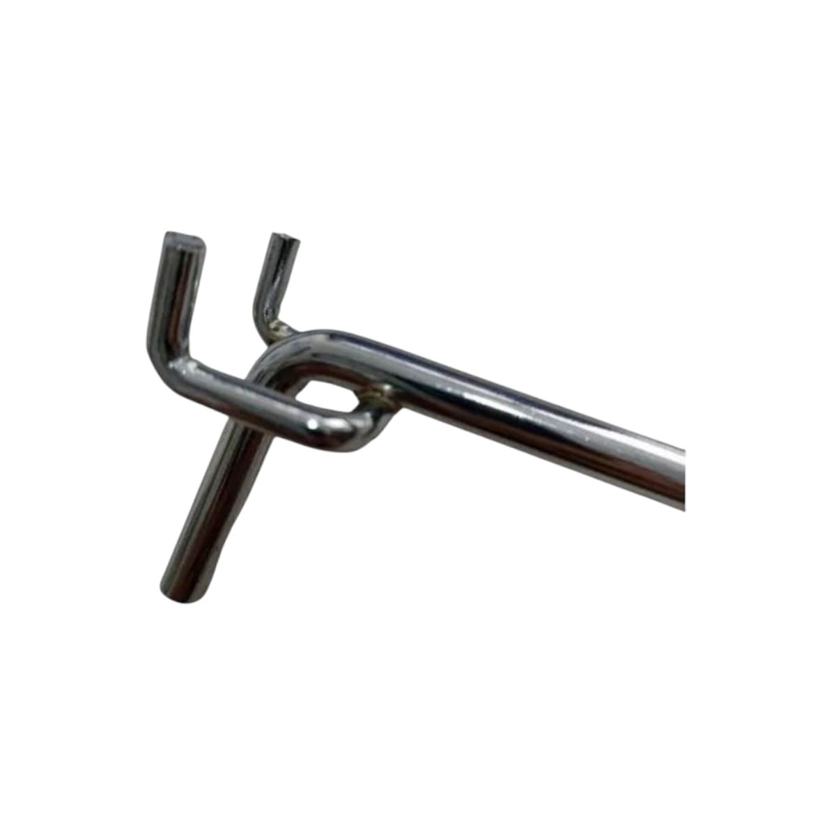 GENERICO - Set 20 Ganchos de Metal para Panel Perfomado 35cm Gms