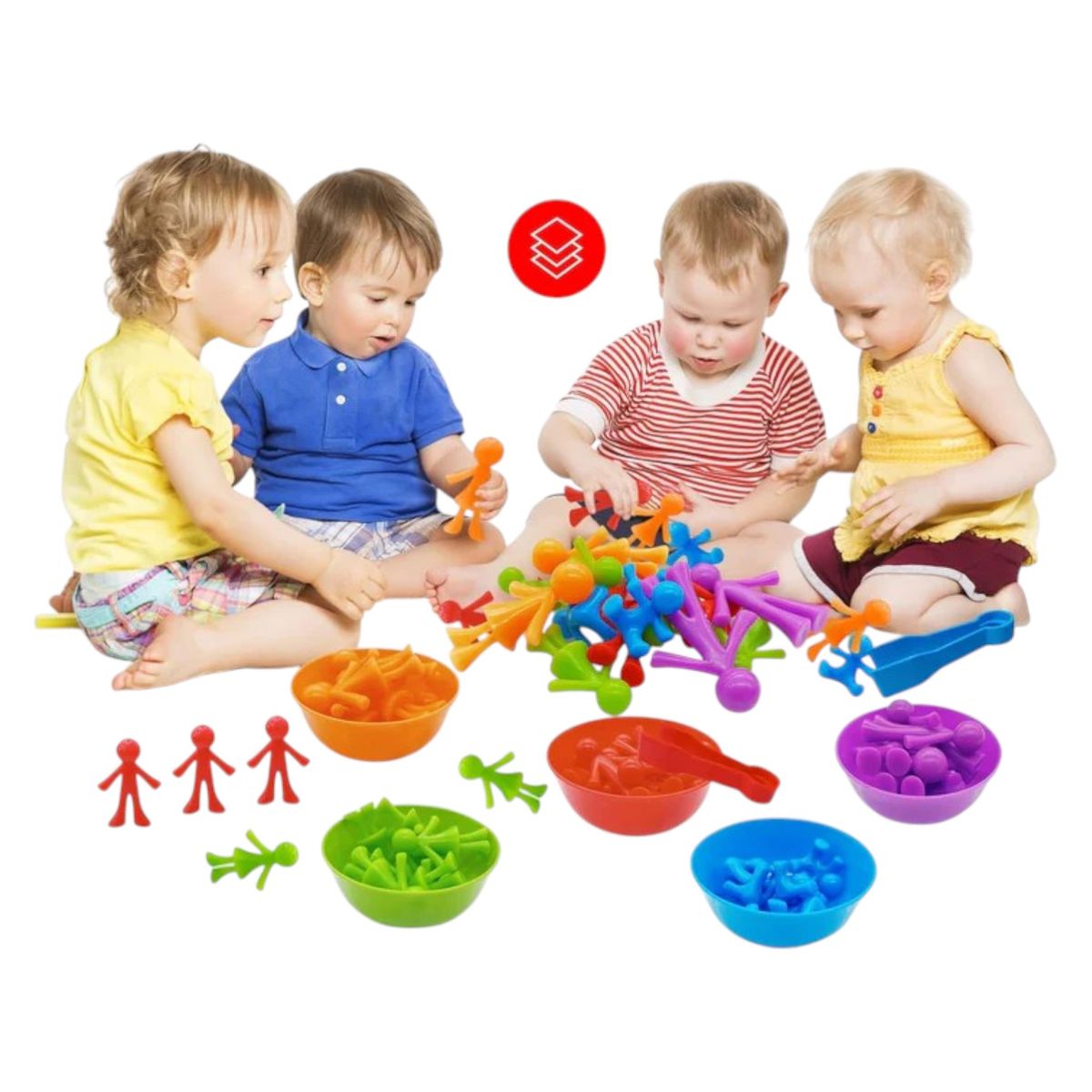 GENERICO - JUEGO DE CLASIFICACION DE FAMILIA MONTESSORI