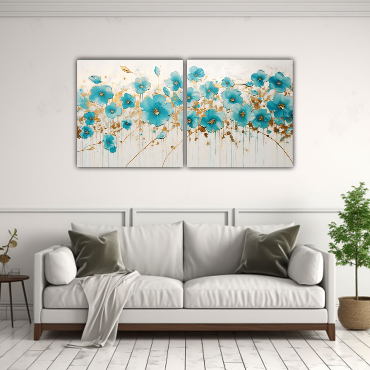 GENERICO - Pintura Acrílica Sin Fisuras Con Impacto Visual 80x40 Cm