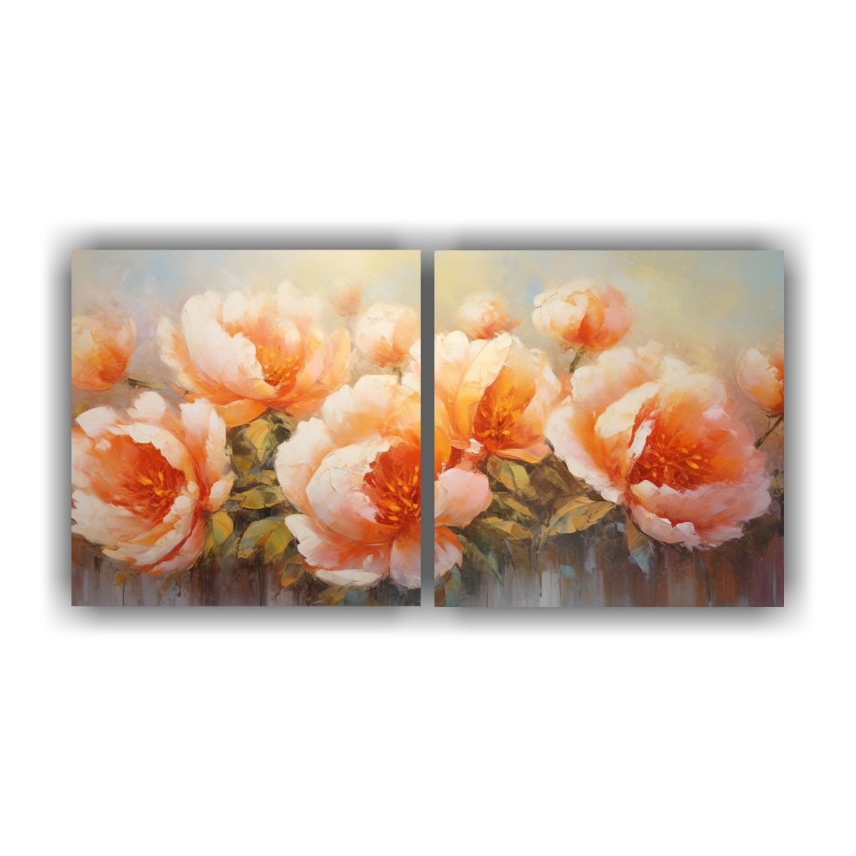 GENERICO - Pintura En Lienzo Estilo Dos Telas En Bastidor 100x50 Cm