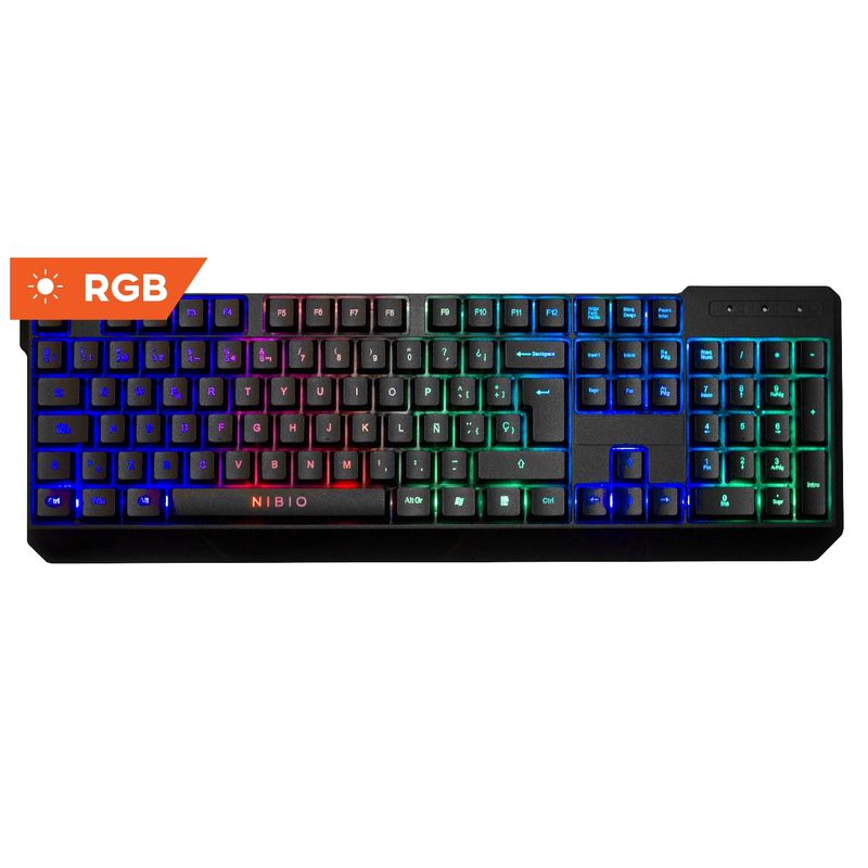 NIBIO - Teclado Gamer Nibio Strike RGB
