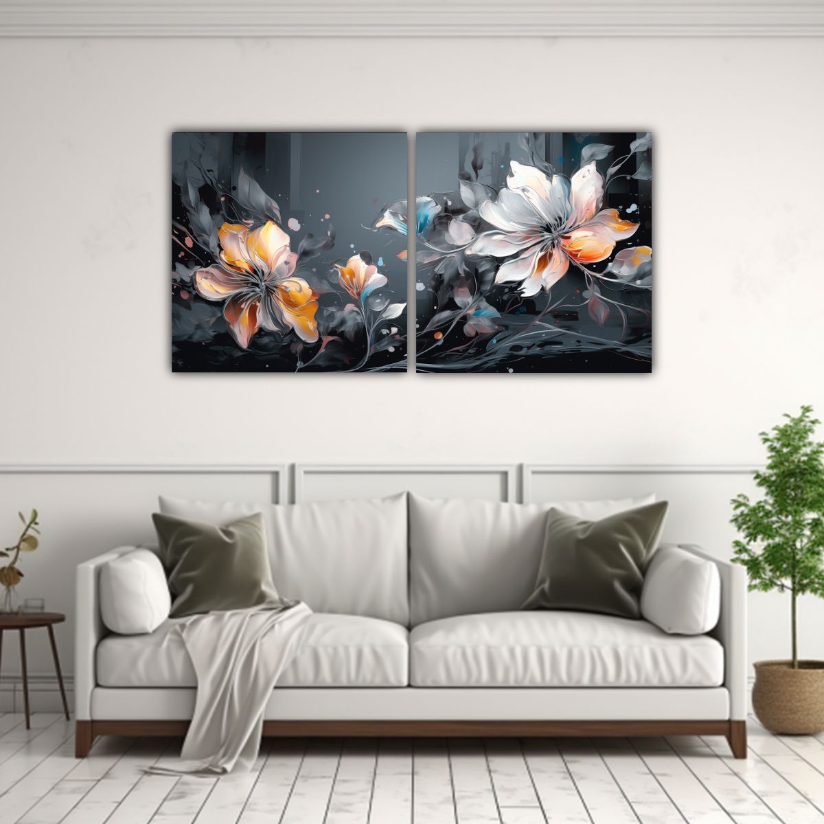 GENERICO - Artes De Pared Modernos En Estilo Medio Brocha 100x50 Cm