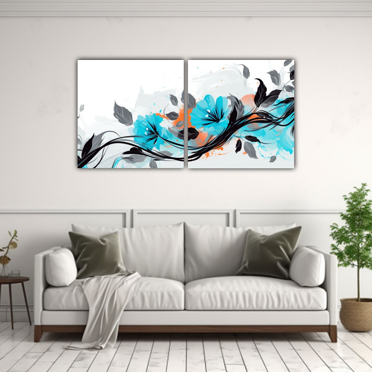 GENERICO - Pinturas Decorativas Estilo Neonoir Atmosfera Con 80x40 Cm