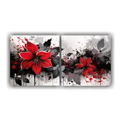 GENERICO - Pinturas Decorativas De Dos Lienzos De Tela 80x40 Cm