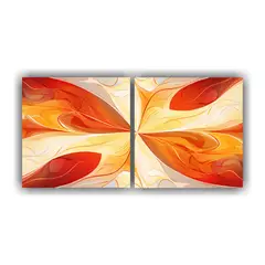 GENERICO - Cuadros Forma Intenso Para Decoración Con 80x40 Cm