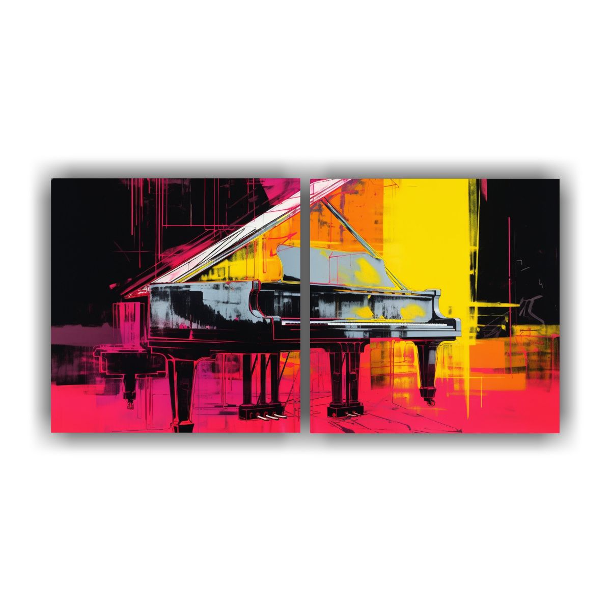 GENERICO - Cuadros Tela Sublimada Simplicidad Andy Warhol 80x40 Cm