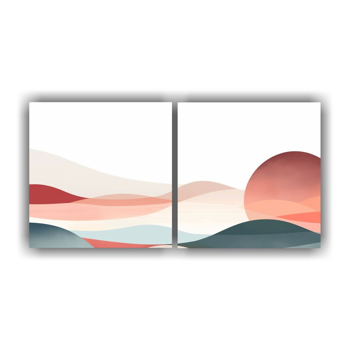 GENERICO - Exposición De Arte Abstracto Boho Minimalista 100x50 Cm