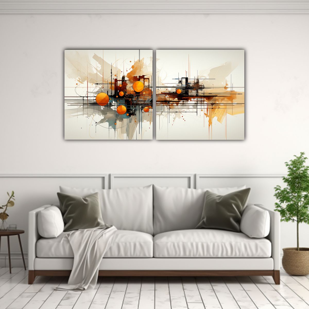 GENERICO - Lienzos De Tela Tema Interiores Berlín Arte De 60x30 Cm