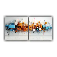 GENERICO - Lienzos Decorativos Con Tecnología Moderna De 80x40 Cm