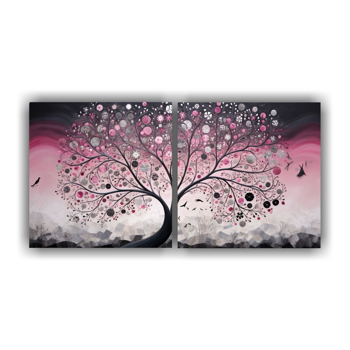 GENERICO - Pintura De Pared Hermosa Armonía De Colores 80x40 Cm