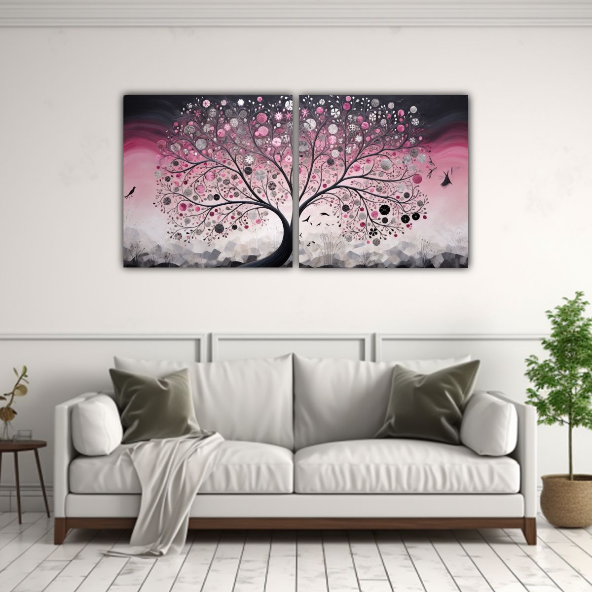 GENERICO - Pintura De Pared Hermosa Armonía De Colores 80x40 Cm